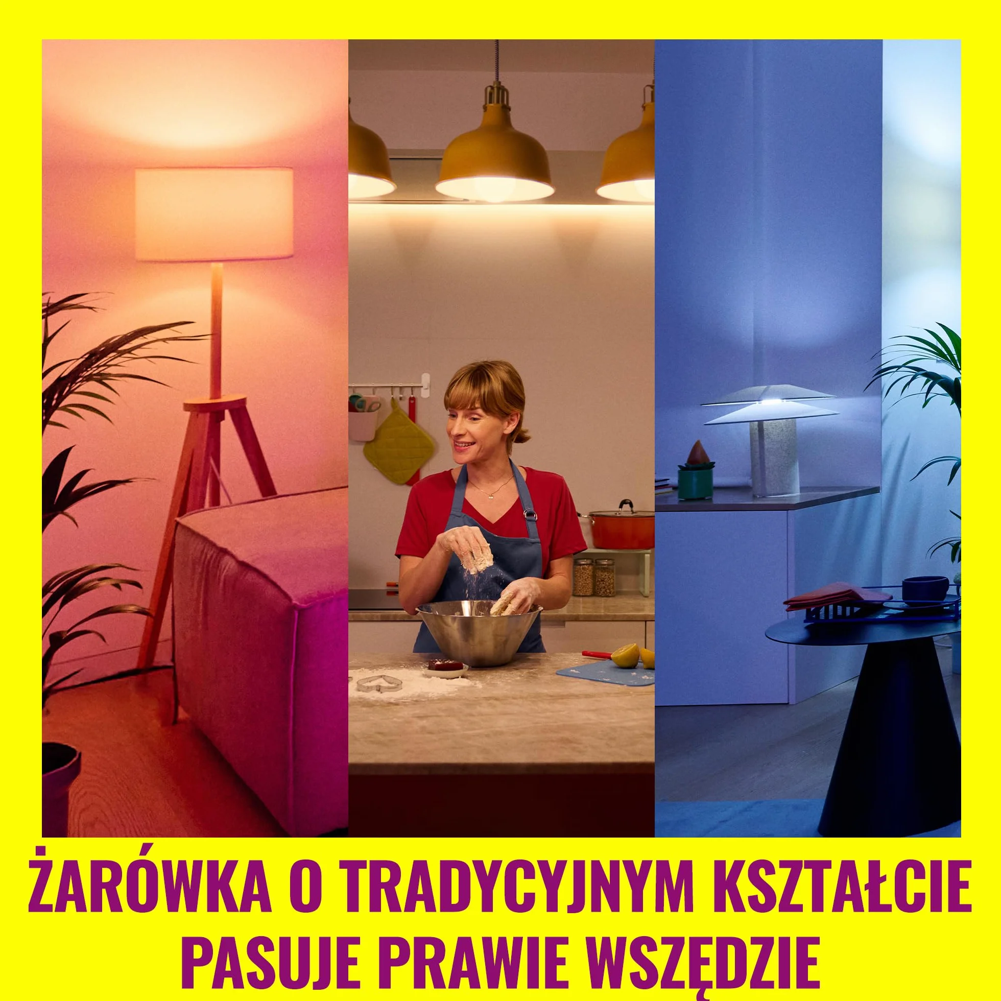WiZ Smart A60 Żarówka LED E27 60W 2200K-6500K 806lm Inteligentna działa z Alexą Google Assistant Apple Home 1 szt