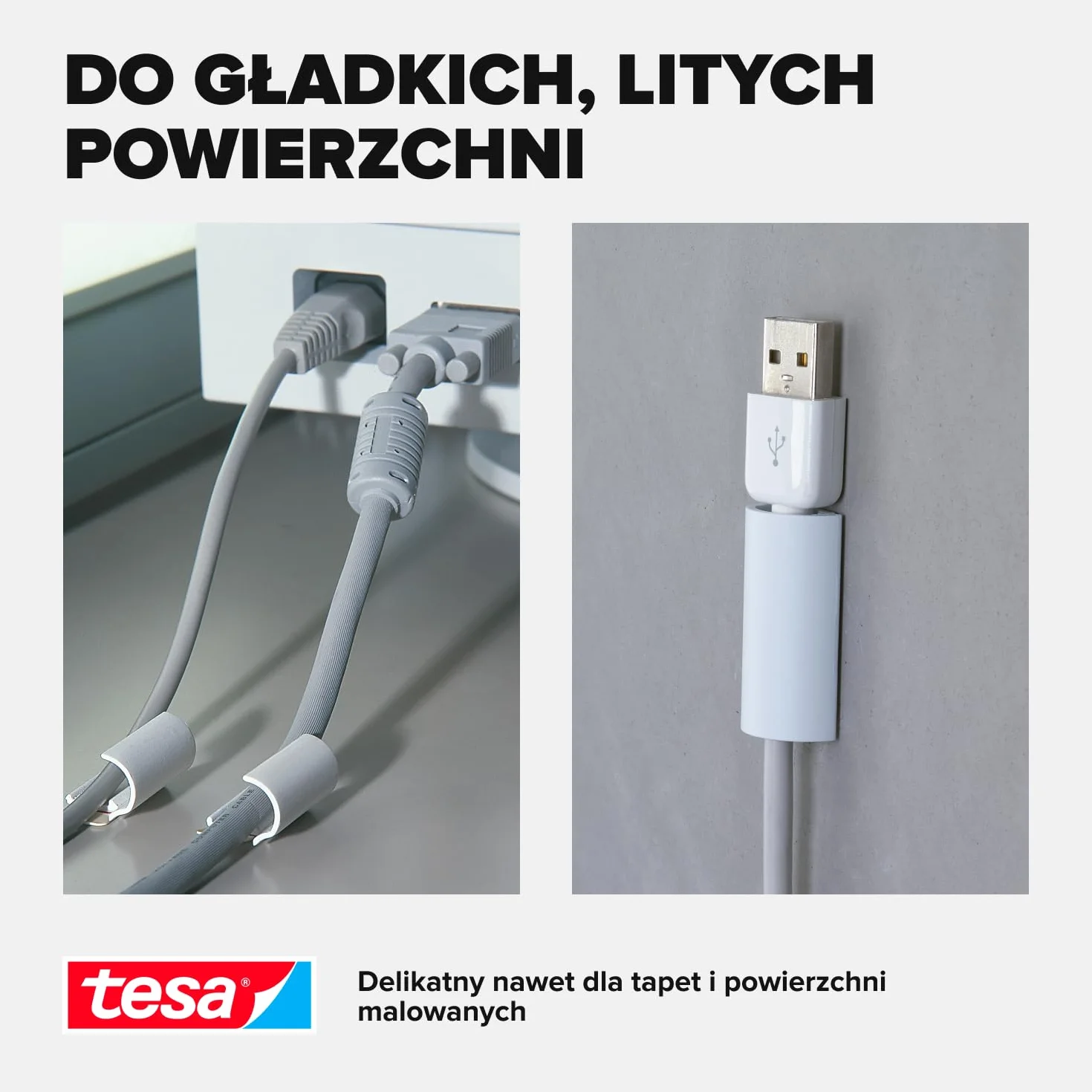 Tesa Powerstrips Opaski Kablowe Biały 3 x 5 sztuk