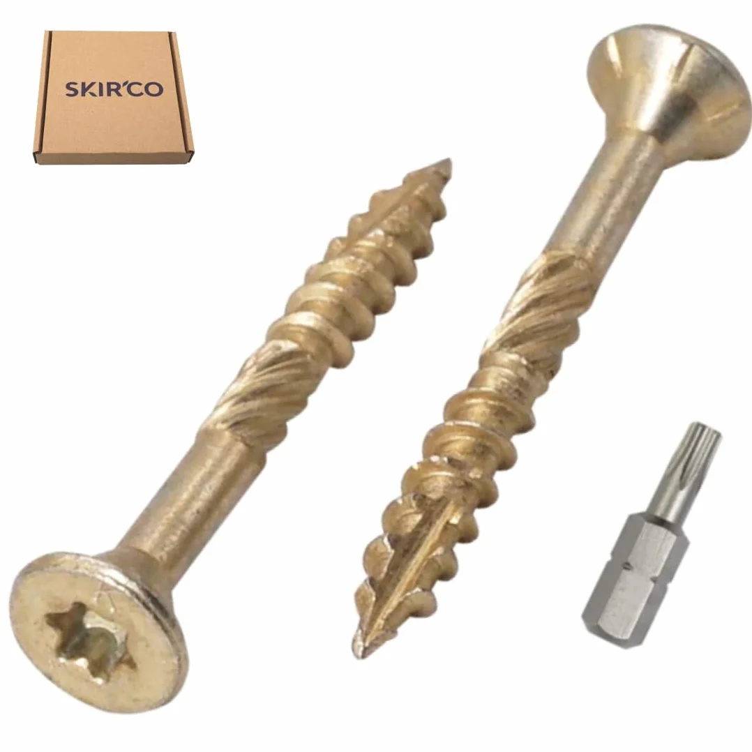 Śruby do drewna ocynkowane 4,0 x 35 mm Torx typ 17 - opakowanie 100 szt.