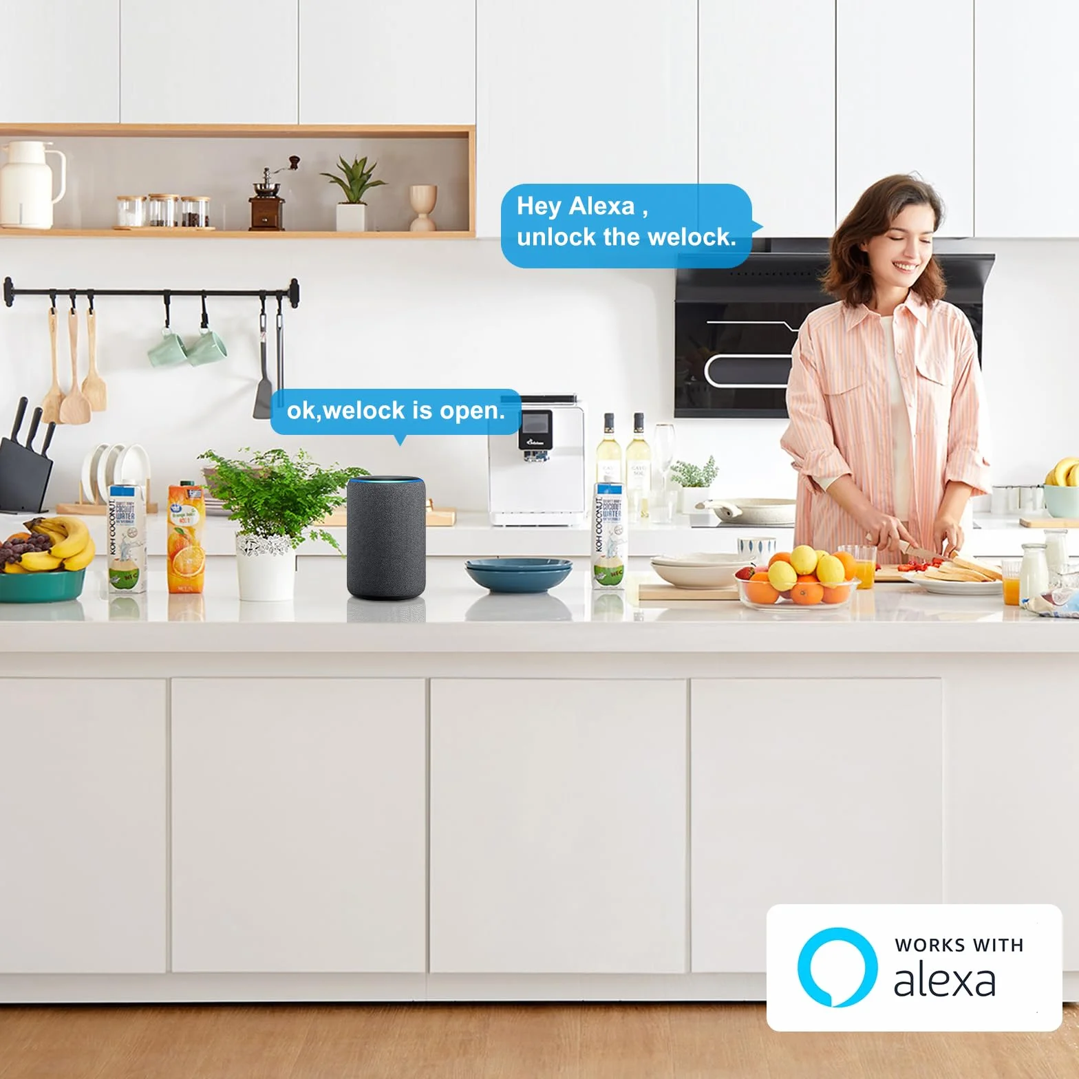 WE.LOCK Inteligentna bramka Bluetooth do zdalnego odblokowywania z Alexą